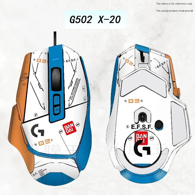 Compatible G502 X PLUS wireless/wired mouse special sticker matte protection custom all-inclusive film replacement accessories