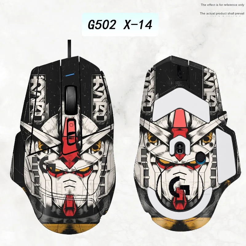 Compatible G502 X PLUS wireless/wired mouse special sticker matte protection custom all-inclusive film replacement accessories