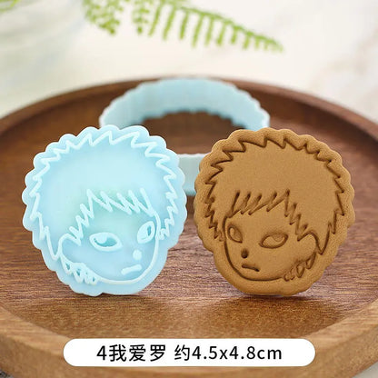 Naruto Cookie Cutter Set | 3D Anime Biscuit & Sandwich Molds for Fun Baking
