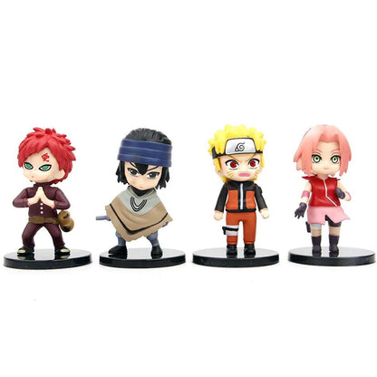 Bring the excitement of the Naruto Shippuden universe to your collection with this 12-piece set of Q-version PVC figures!