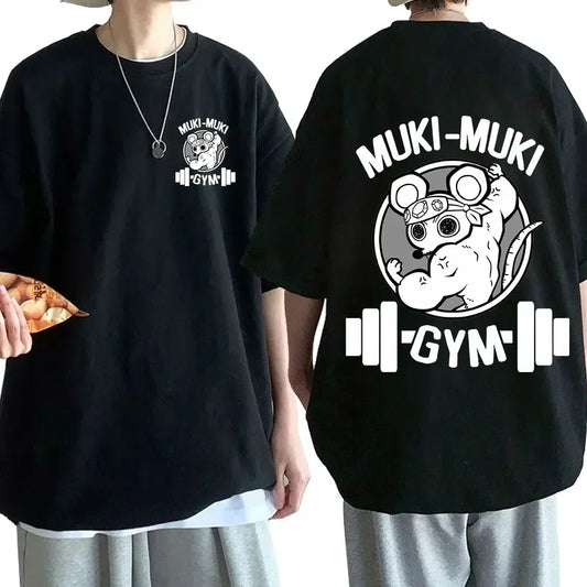 Uzui Tengen Ninja Mice T-Shirt – Demon Slayer Gym Tee for Anime Fans