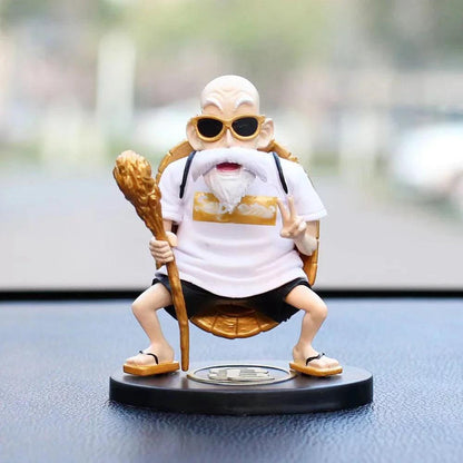 The Turtle Hermit Joins the Fight! Dragon Ball Z Master Roshi Action Figure - 10cm PVC Collectible, Perfect for DBZ Fans