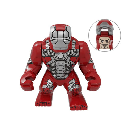 New Marvel 3D superhero characters large model building blocks assembly toys children's birthday gifts boys girl