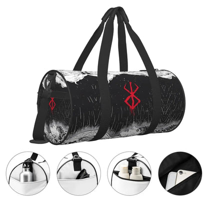 Berserk Anime Gym Bag | Waterproof Travel Duffel for Fitness & Streetwear