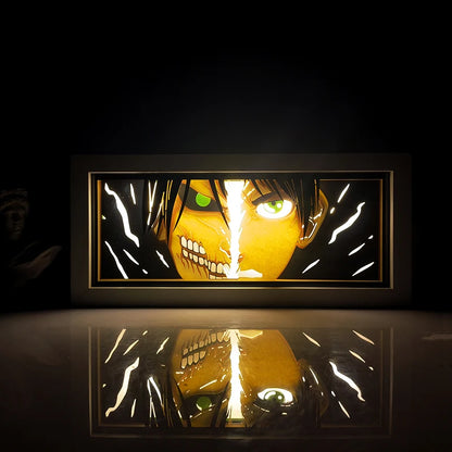 Dragon Ball 3D LED Light Box – Anime Paper-Cut Night Lamp with Remote