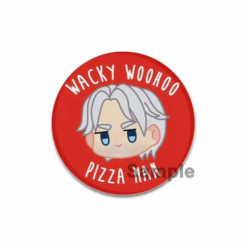 58mm Game Anime Devil May Cry Brooches Dante Cartoon Badge HD Print Handmade Pins for Backpack Accessories Clothes Decoration