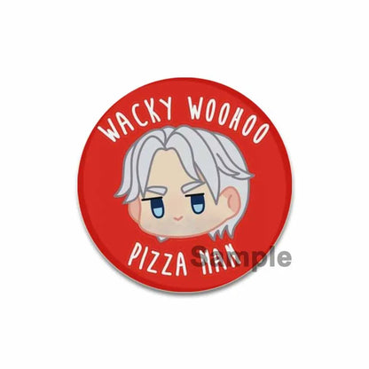58mm Game Anime Devil May Cry Brooches Dante Cartoon Badge HD Print Handmade Pins for Backpack Accessories Clothes Decoration