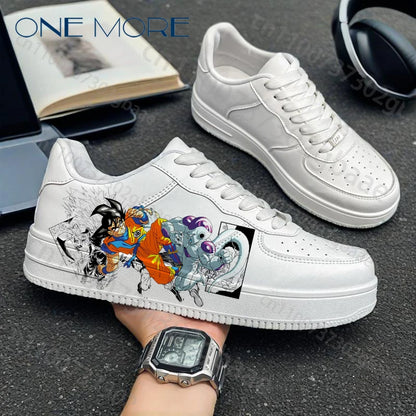 Dragon Ball Cartoon anime around painted graffiti prints men's woman shoes student children's gift