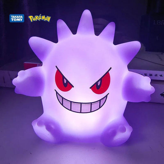 Pokemon Figures Night Light gengar Model Bedside Lamp Demon Doll Halloween Toy Gift Children Creative Collection Glowing Toys