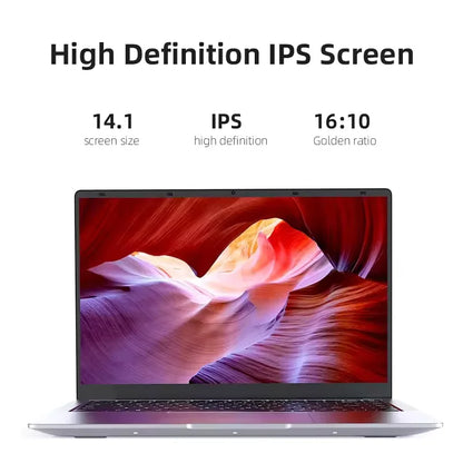 2025 Office Laptop Windows 11 intel i7-7500U/Intel Atom x7 A395014.1"  Notebook Computer 4K HD  12GB RAM 1/2TBSSD