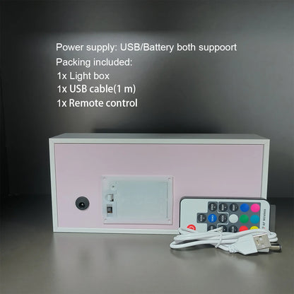 Anime LED Light Box – Manga Paper Carving Desk Lamp for Kids & Collectors