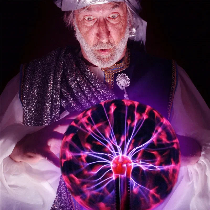 Magic Plasma Ball Lamp Touch Glass LED Night Light Atmosphere Lights Christmas Party Bedroom Decor Kids Birthday Gift Toy