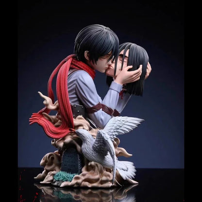 Anime Attack on Titan Yeager Eren Ackerman Mikasa Levi Anime Figure Desktop Decorations Surprise Box Blind Box Mystery Box