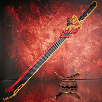 Samurai Sword Building Block Model – Ninja Weapon Assembly Toy