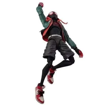 Swing into Action! Miles Morales Action Figure - 13cm, Highly Detailed, "Into the Spider-Verse" Inspired