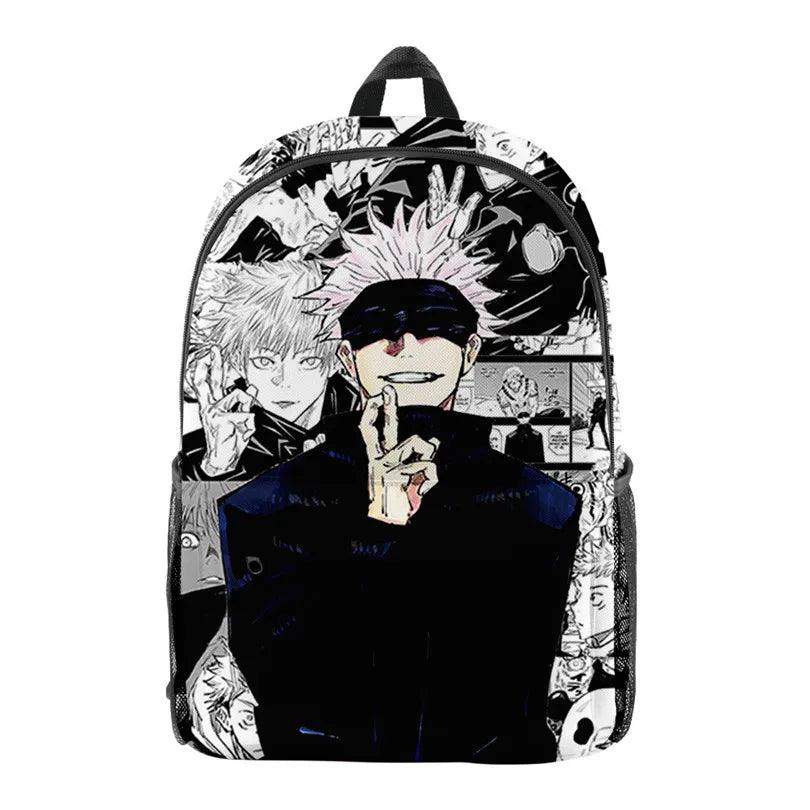 Anime Jujutsu Kaisen Men Women Backpack School Backpack Laptop Backpack Boy Girl Teen School Bag Travel Bag Shoulder Bag Mochila