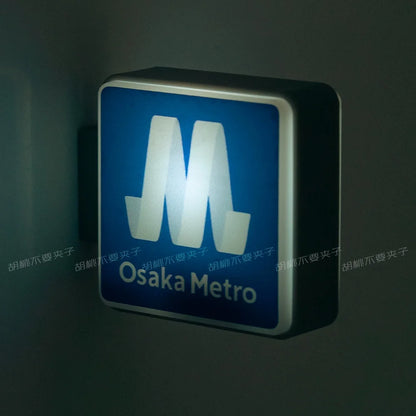 New Home Accessories Japan 711 Family Lawson Light Sign Fridge Magnets Creative Miniature DIY Magnetic Decorations