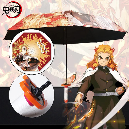 Unleash Your Inner Demon Slayer: Katana Umbrella! 🔥🗡️