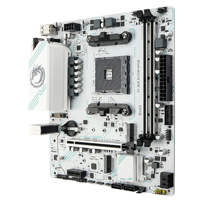 SOYO World Premiere AMD B550M Gaming Motherboard USB3.2 PCIE3.0 M.2 NVME Dual Channel DDR4 AM4 Socket supports Ryzen 5700X CPU