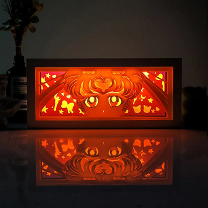 Dragon Ball 3D LED Light Box – Anime Paper-Cut Night Lamp with Remote