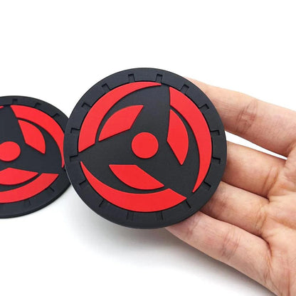 Non-Slip Car Coaster - Japanese Anime Design for Auto Accessories