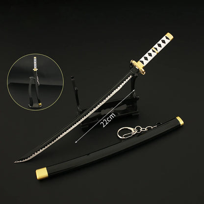 22cm Merch Virgil Yamato Katana Keychain Dante Devil May Sword 1:6 Equipment Cry Game Peripherals All Metal Sword Toy For Boy