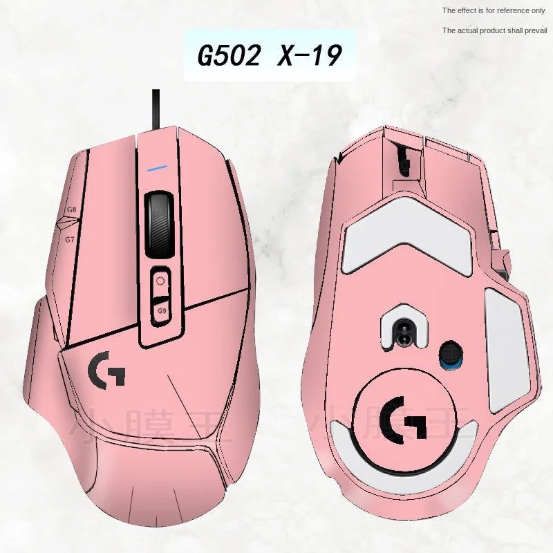 Compatible G502 X PLUS wireless/wired mouse special sticker matte protection custom all-inclusive film replacement accessories