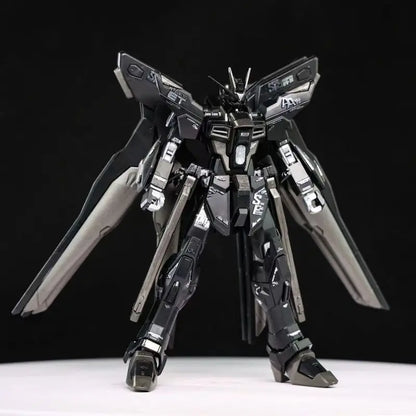 Gaoke HG 1/144 Model Kit ZGMF-X20A  Strike Freedom Midnight Color With Wing Of Light Assembly Action Figures Plastic Model Toy