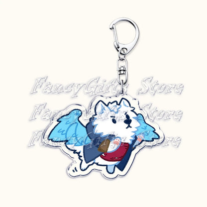Calssic Demon Video Game Chibi Keychains for Accessories Bag Dante Vergil Nero Sparda Lady Trish V Keyrings Jewelry Gaming Gifts