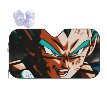 Dragon Ball Vegeta Eyes Fashion Windshield Sunshade 76x140cm Foils Sun Visor UV Protector