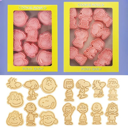 Snoopy Cookie Cutter Set | Cute DIY 3D Baking Moulds for Kids & Families