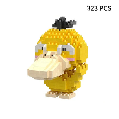 Building Blocks Assembly Anime Picachu Charizard Doll Blastoise Bulbasaur Gengar Bricks Figures Toy for Kid Gift