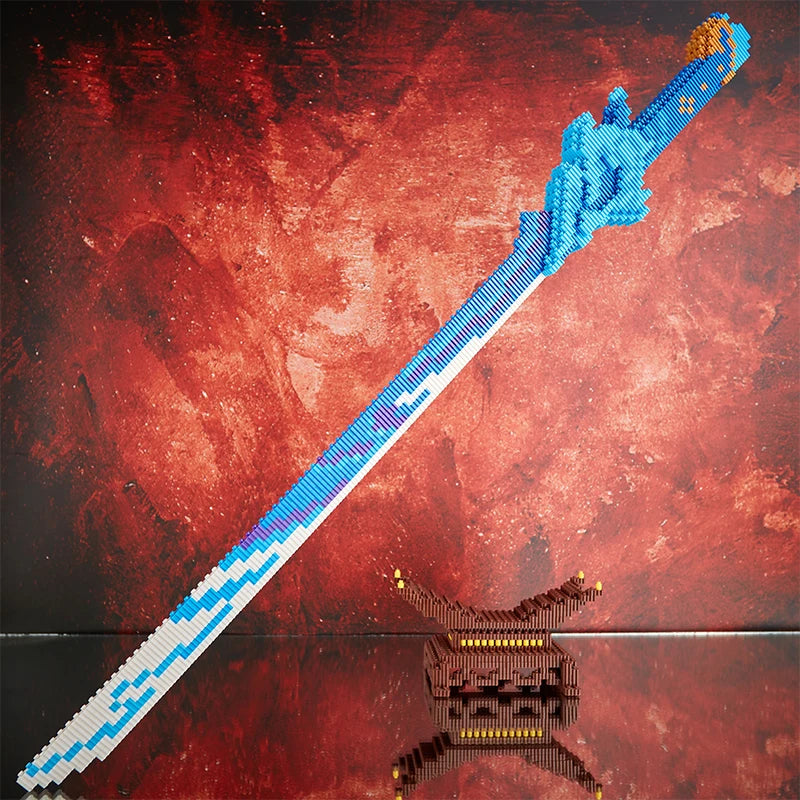 Samurai Sword Building Block Model – Ninja Weapon Assembly Toy