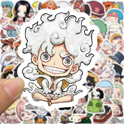Gear Up for Adventure with One Piece Luffy Gear Fifth Chibi Stickers! - Rexpect Nerd