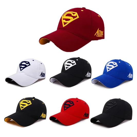 Level Up Your Cosplay! Superhero Embroidered Baseball Cap - Adjustable, Trucker Style, Perfect for Conventions & Everyday