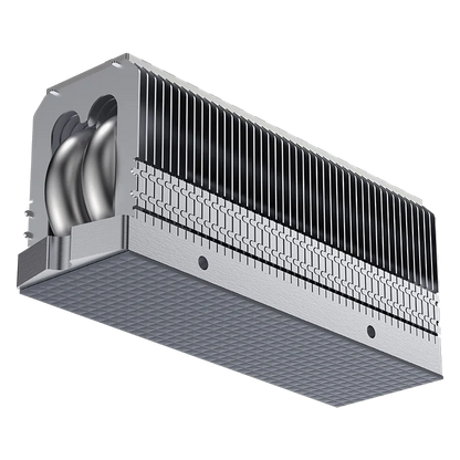 COOLLEO M.2 2280 NVMe SSD Heat Sink 2 heat pipes SSD Cooler With 14.8W/mk Thermal Pad