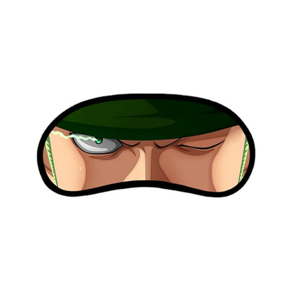 One Piece Blackout Sleep Mask - Luffy, Zoro, Chopper & Ace Design