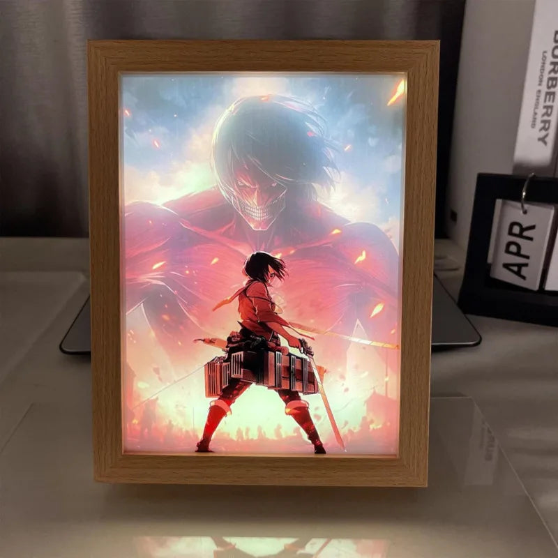 Unleash the Power of the Titans with an Attack on Titan 3D LED Night Light! - Rexpect Nerd