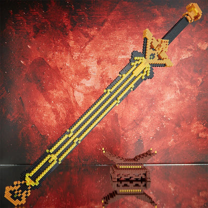 Samurai Sword Building Block Model – Ninja Weapon Assembly Toy