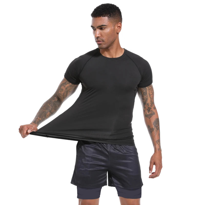 Unleash Your Inner Hunter! Anime Hunter x Hunter Compression T-Shirt - Breathable, Quick-Dry Performance Gear for Gym, Running & More
