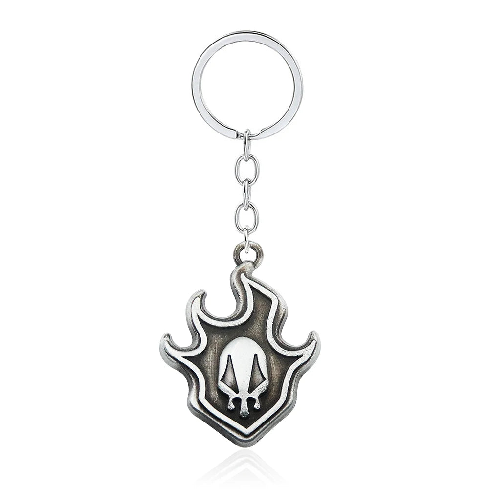 Bleach Anime Keychain – Kurosaki Ichigo & Hitsugaya Katana Keyring