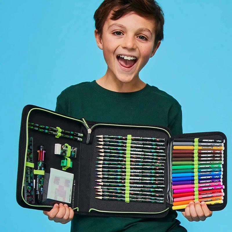 Ultimate Minecraft Fan Gear! Genuine Smiggle School Set - Backpack, Lunch Bag, Lunch Box, Water Bottle & More