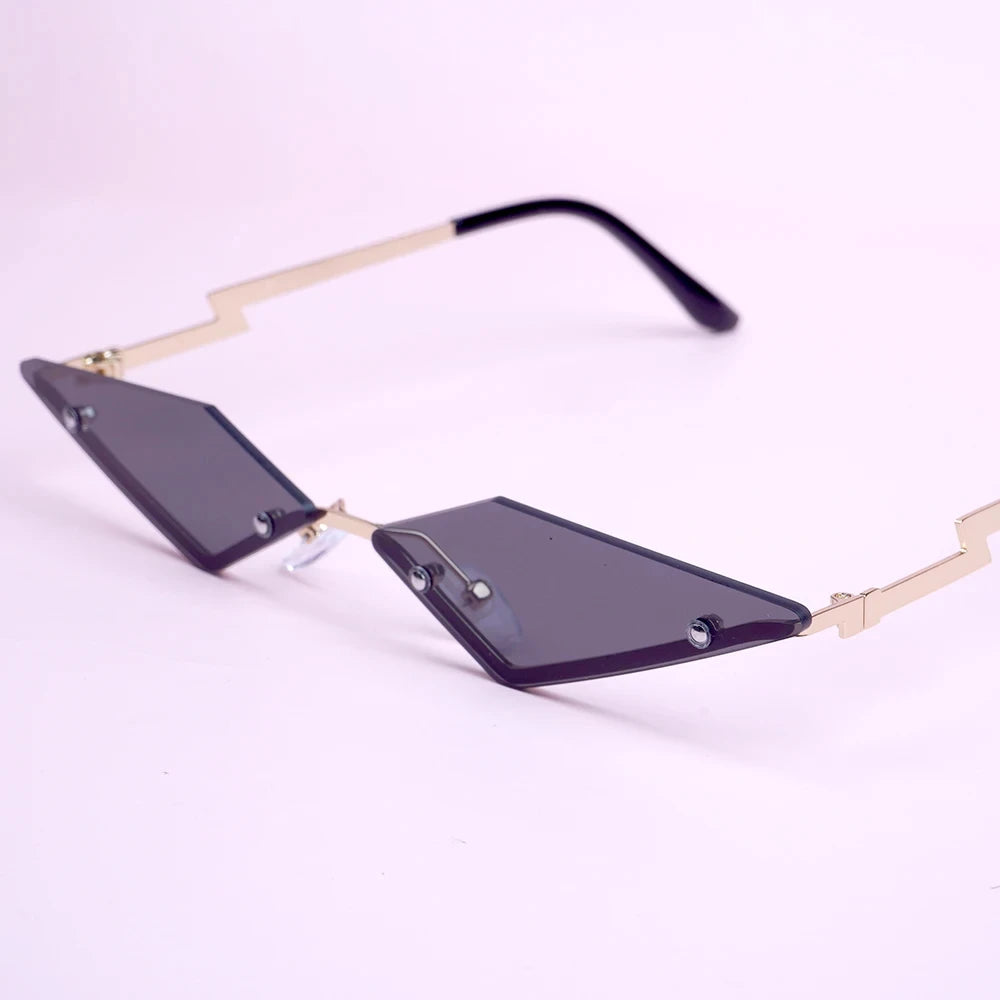 K/DA Evelynn Cosplay Glasses – Rimless Sunglasses for Fashion & Cosplay