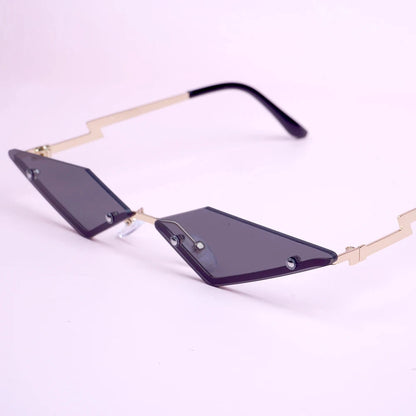 K/DA Evelynn Cosplay Glasses – Rimless Sunglasses for Fashion & Cosplay