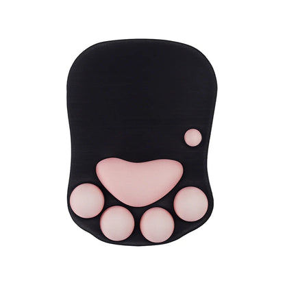 Cute 3D Cat Paw Mouse Pad Soft Silicone Nonslip Mouse Mat For Office & Home Computer & Mac Laptop Gaming Desk Decor Mousepad