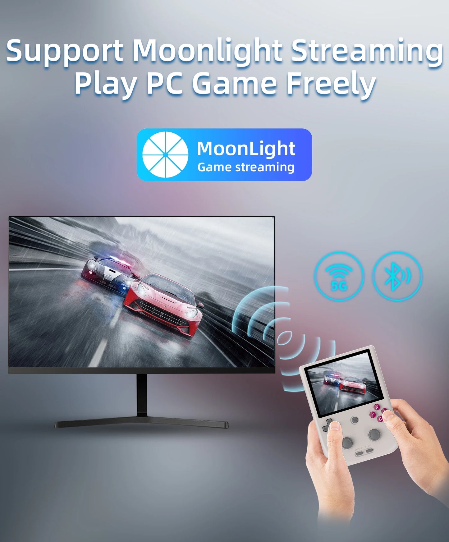 ANBERNIC RG405V Retro Handheld Game Console Unisoc Tiger T618 Android 12 System 4 Inch IPS Touch Screen Support 5G WiFi 5500mAh