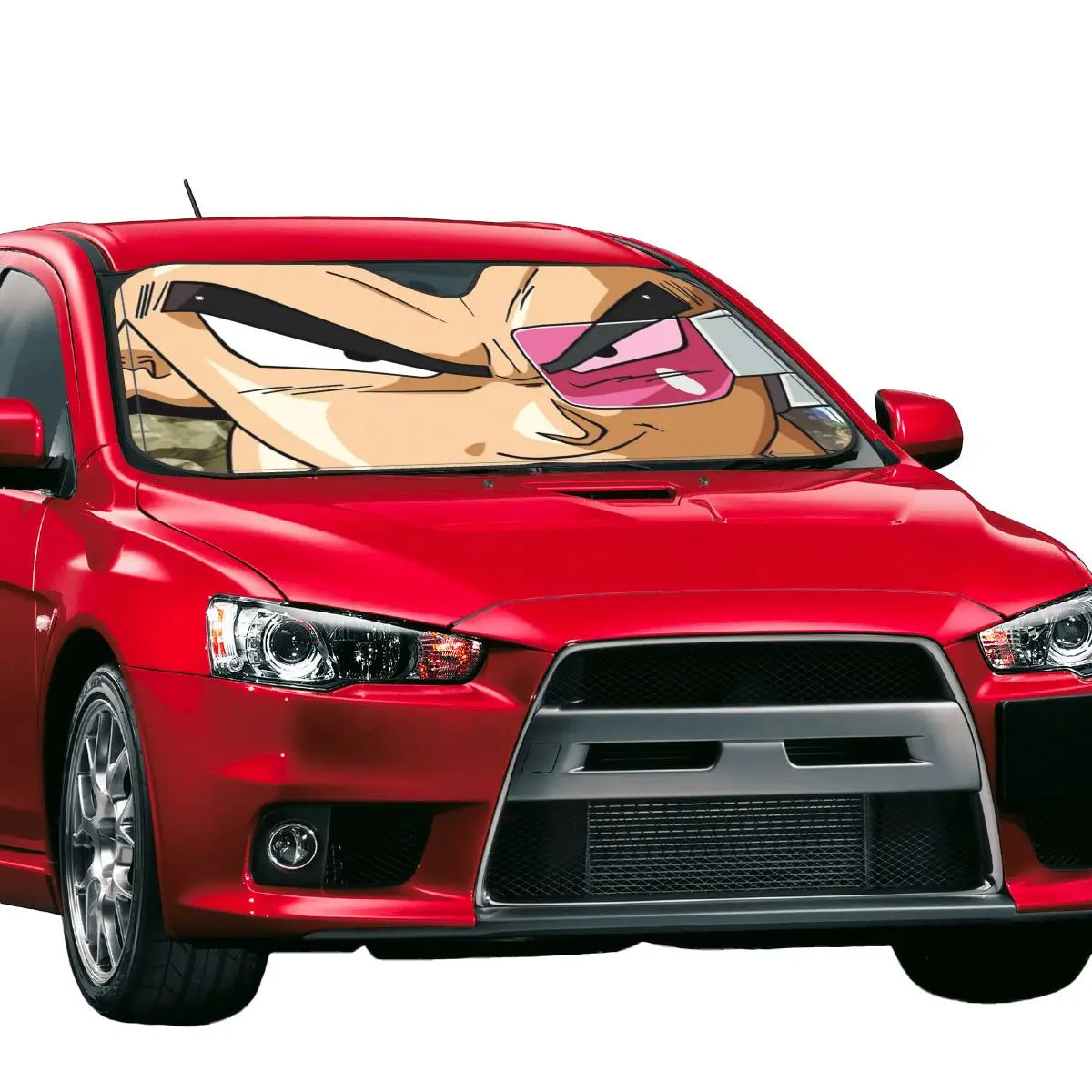 Dragon Ball Vegeta Eyes Fashion Windshield Sunshade 76x140cm Foils Sun Visor UV Protector
