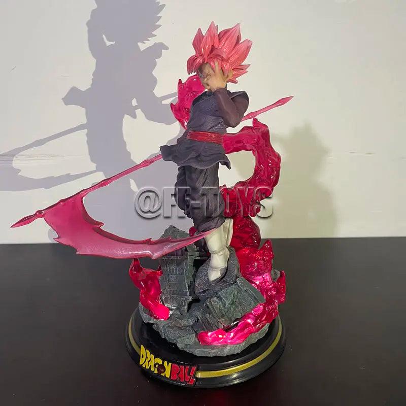 Zamasu & Black Goku Action Figure - Dragon Ball Z PVC Model with Light Base