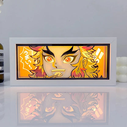 Anime LED Light Box – Manga Paper Carving Desk Lamp for Kids & Collectors