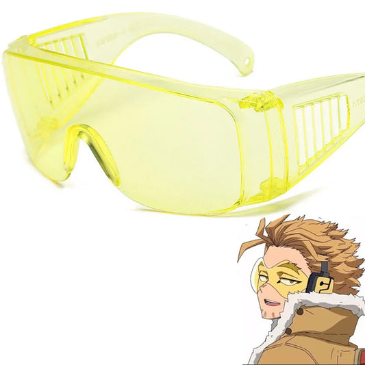 Anime Hawks Cosplay Glasses – Yellow Safety Goggles & Eyewear Props